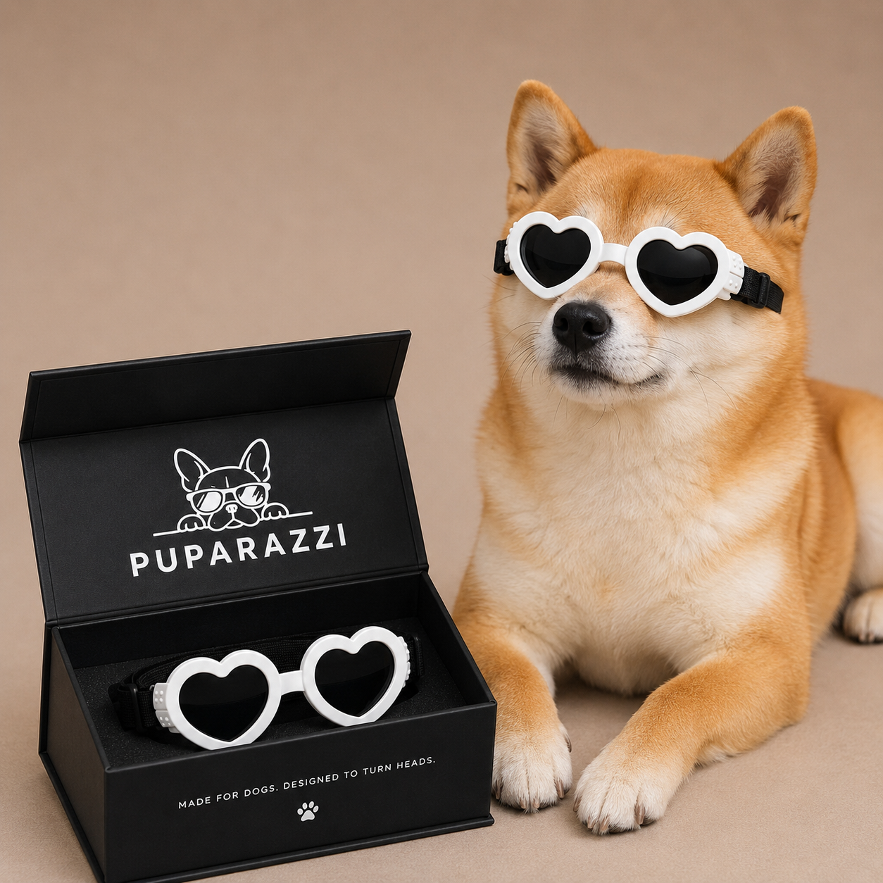 Puparazzi™ Dog Sunglasses Snow White