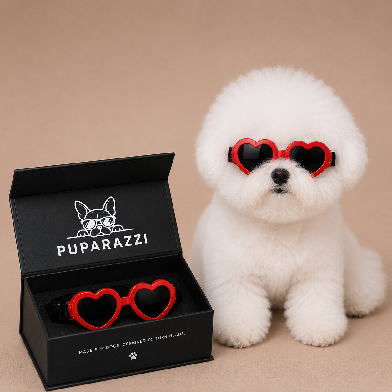 Puparazzi™ Dog Sunglasses Lipstick Red